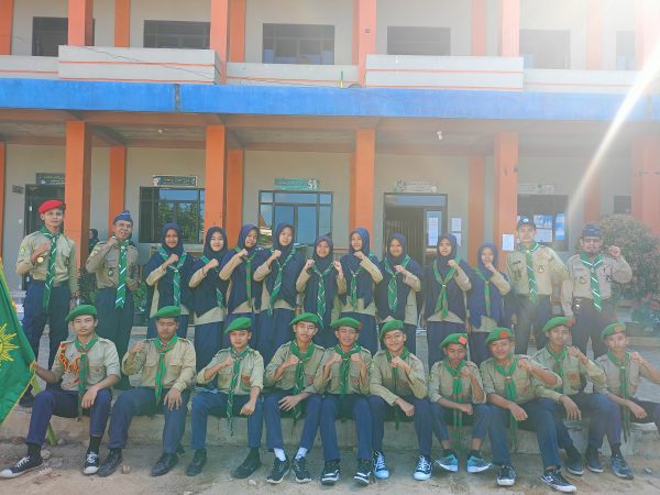 Pelantikan Qobilah Kepanduan Hizbul Wathan MTs Muhammadiyah Kalirejo Periode 2025 - 2026